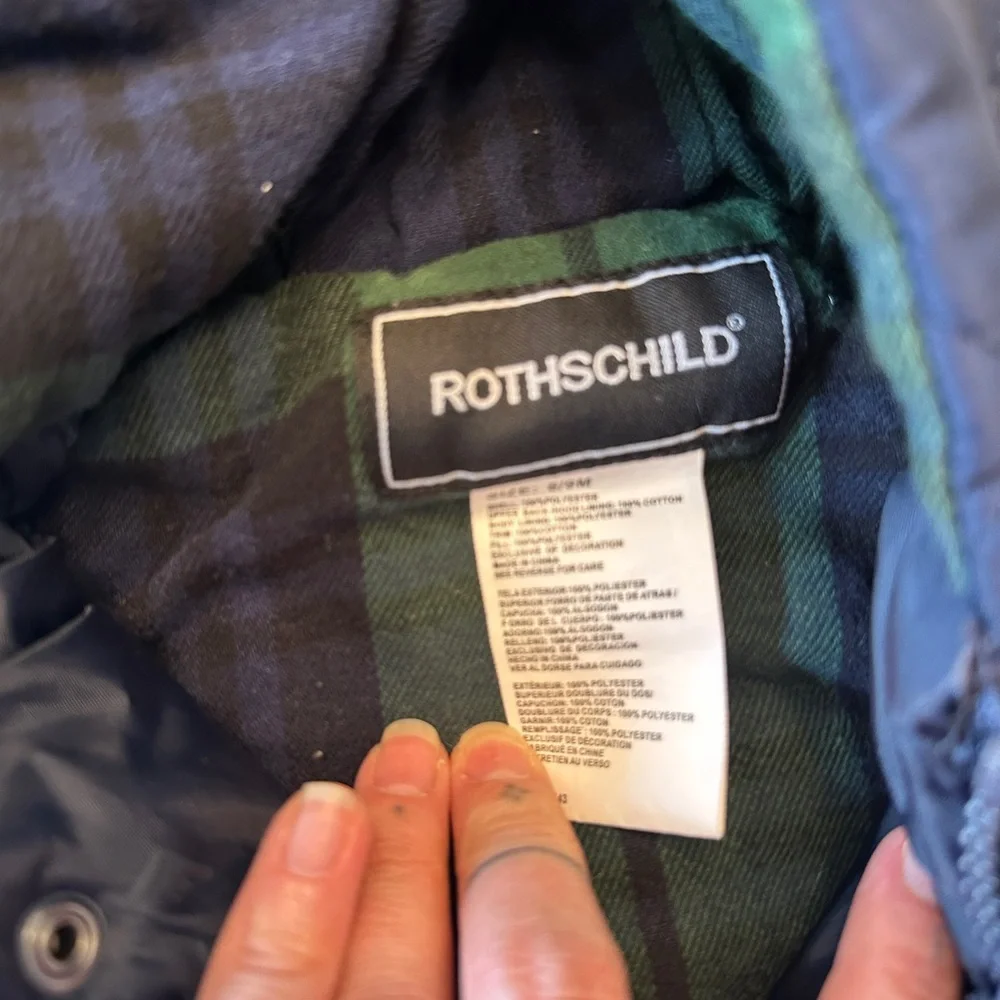 Rothschild Navy Quilted Baby Snowsuit
